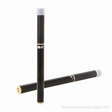 Electronic cigarette slim appearance, with rubber end caps and core seal to keep sanitary